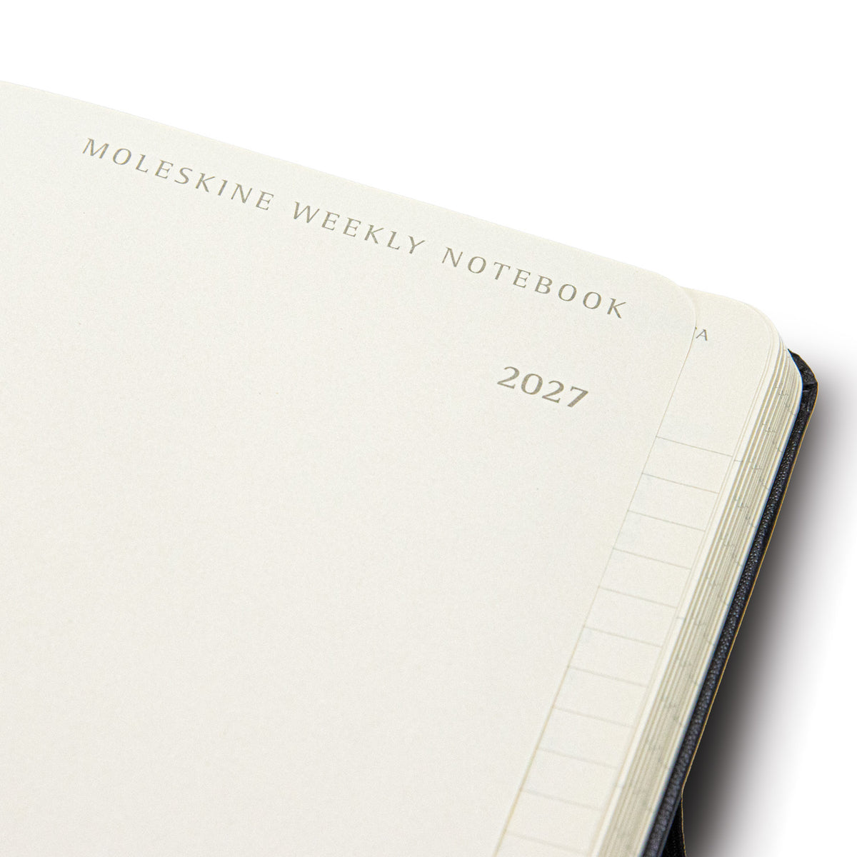 Moleskine 2027 A5 Weekly Hardcover Planner With Elastic Closure
