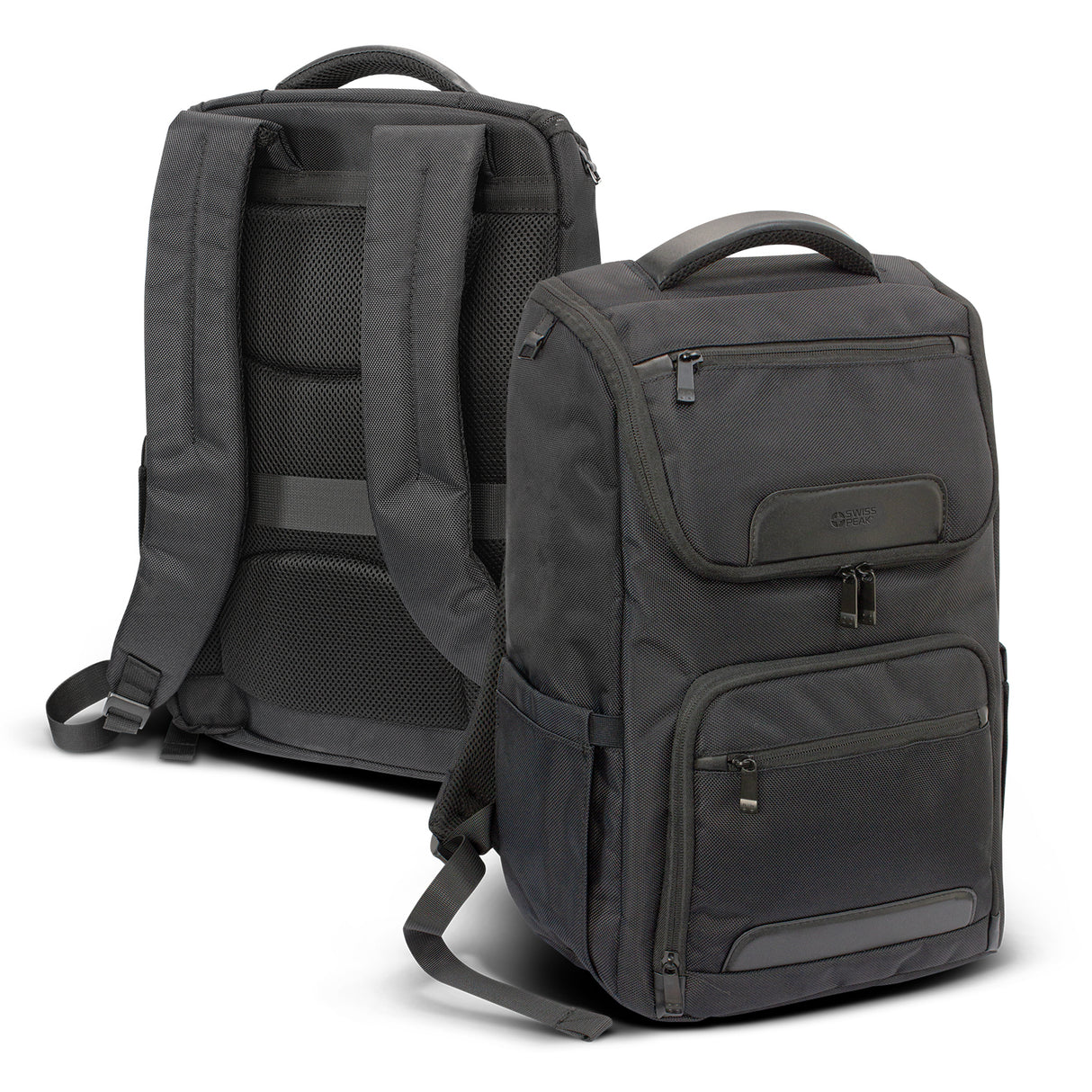 Laptop Backpack - Swiss Peak Voyager (Black)