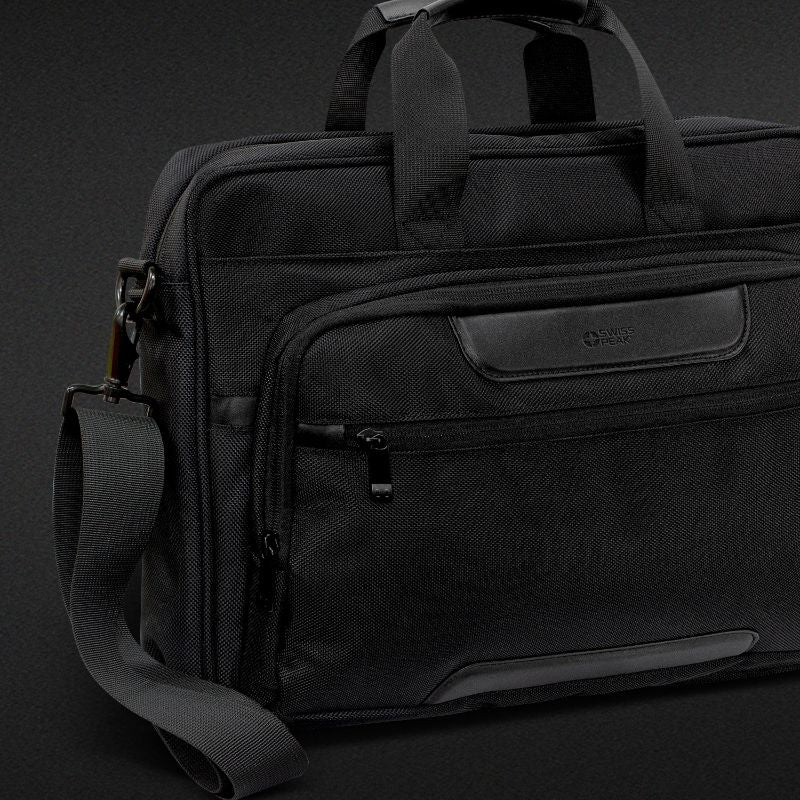 Laptop Bag - Swiss Peak Voyager (Black)