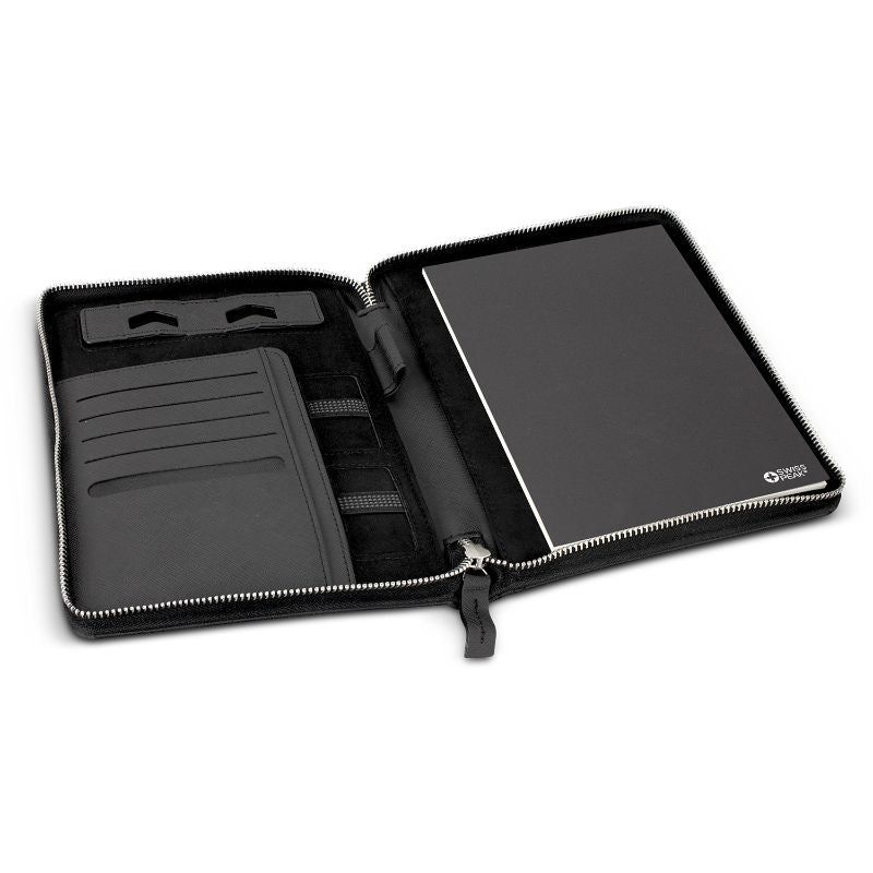 Portfolio with Zipper - Swiss Peak Heritage A5 (Black)