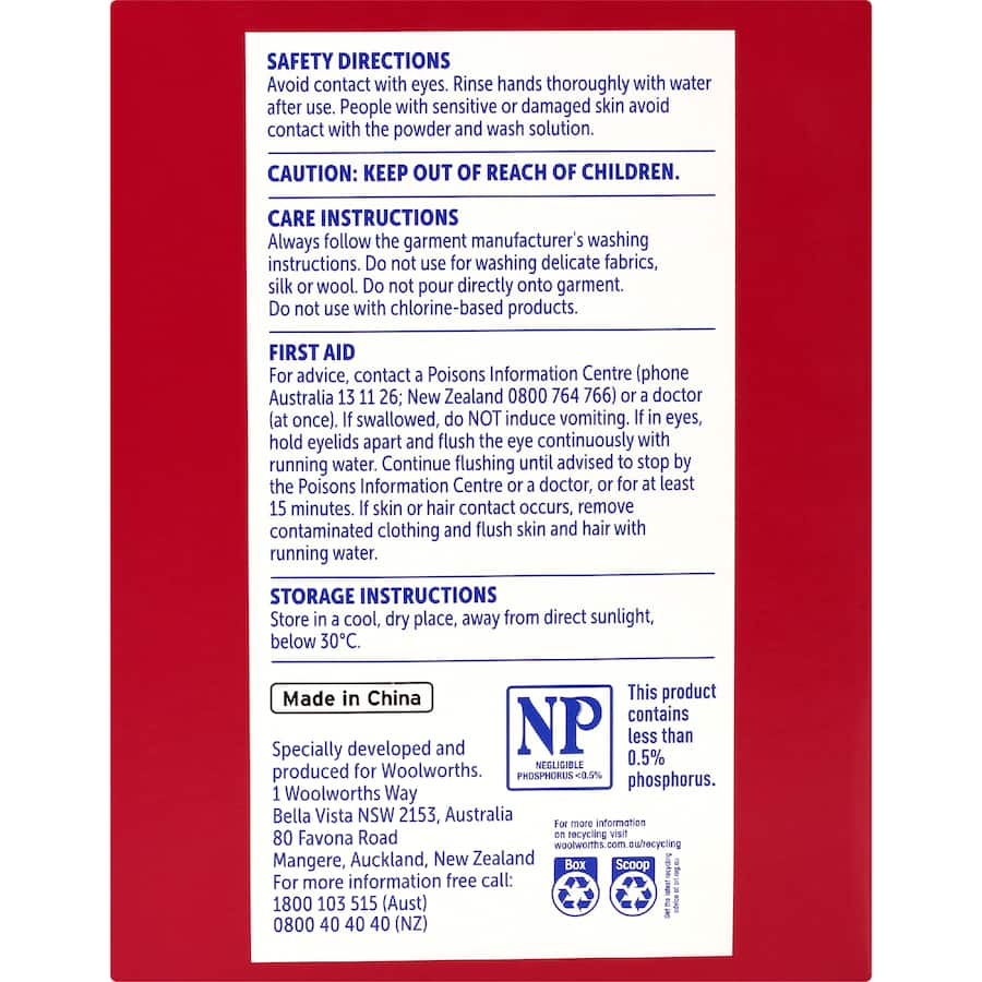 Clean Laundry Powder Tropical - 7.5kg