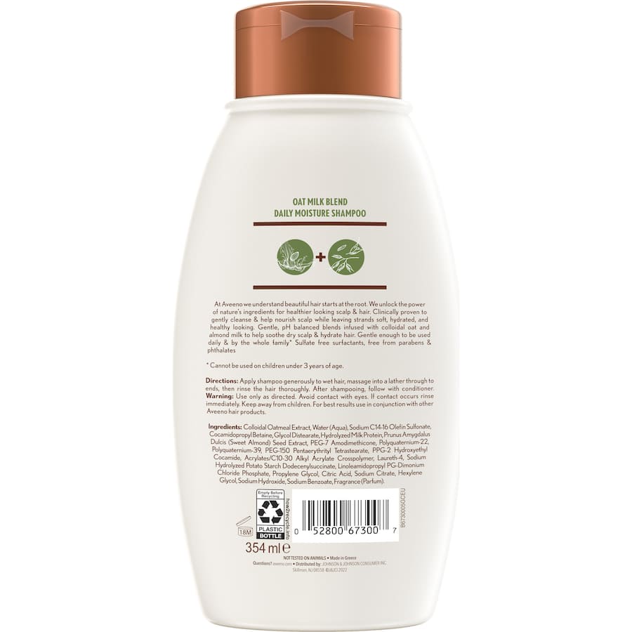 Aveeno Shampoo Oat Milk Blend 354mL