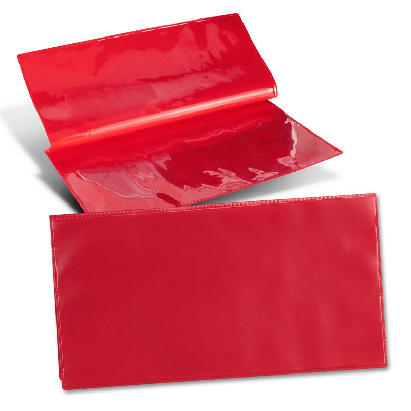 Travel Wallet - Vinyl Red (50 Units)