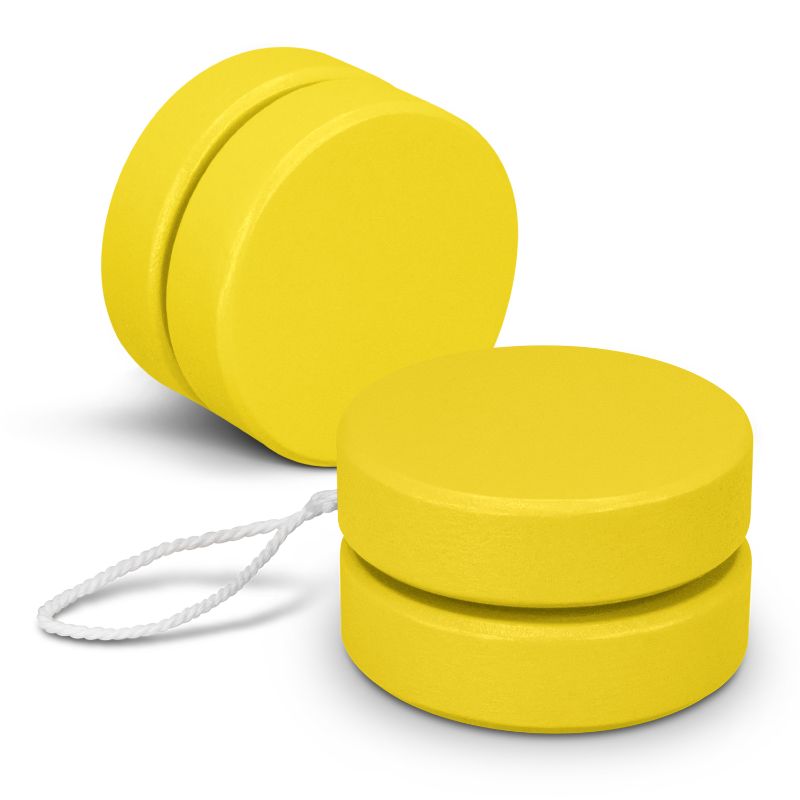 Wooden Yoyo - Jester Yellow (50 Units)