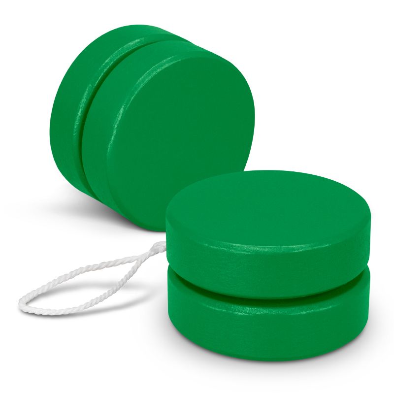 Wooden Yoyo - Jester Kelly Green (50 Units)