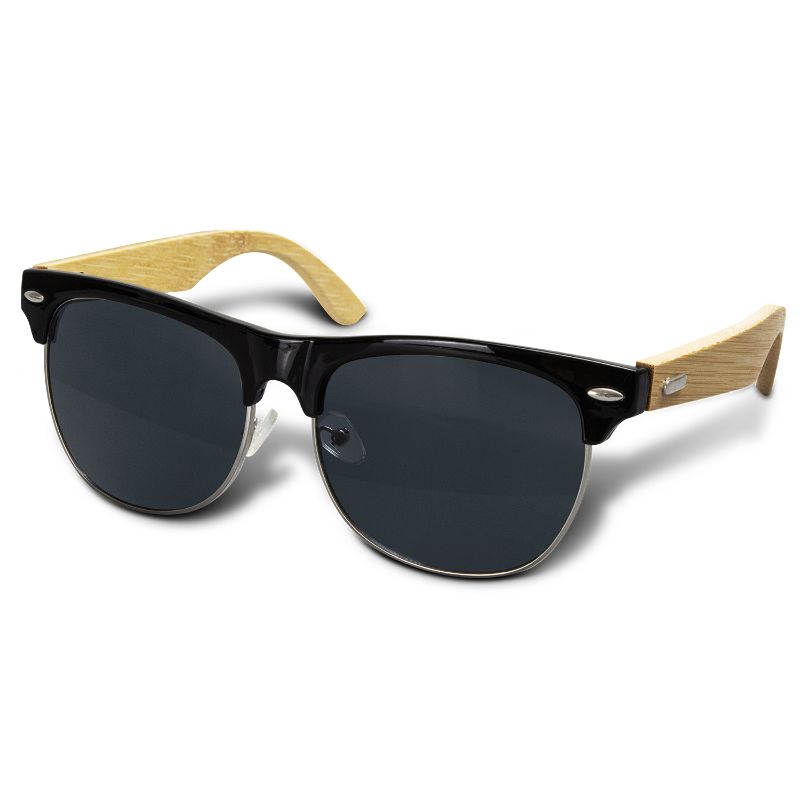 Sunglasses - Maverick Bamboo/Black (6 Units)