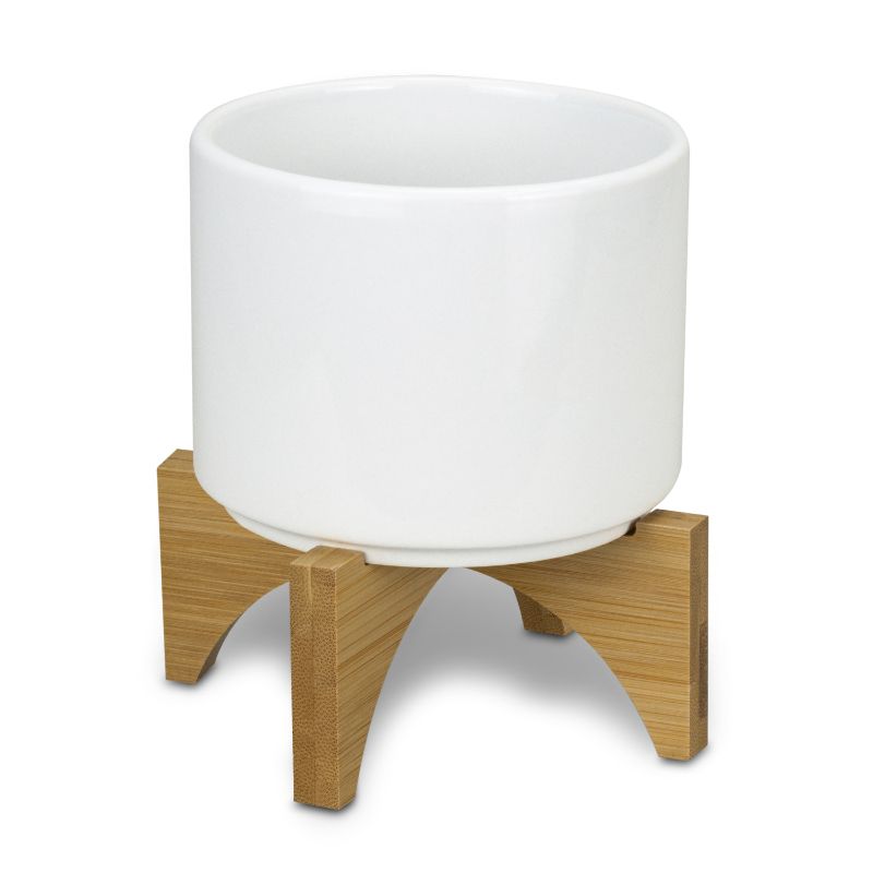 Planter with Bamboo Base (6 Units)