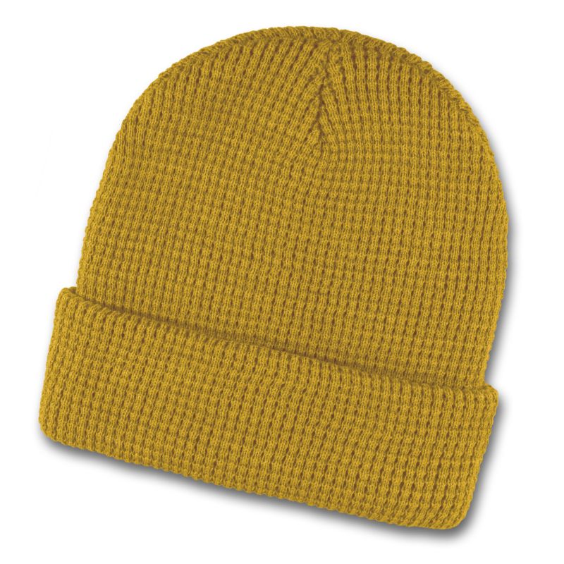 Beanie - Galway Waffle Mustard (10 Units)