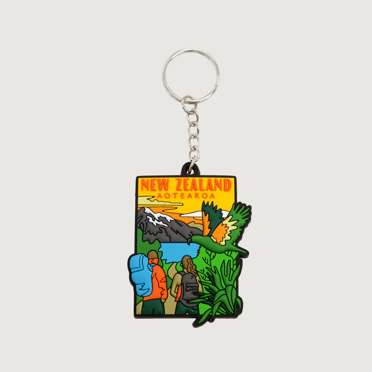 Moana Road - NZ Keyrings - South Island Tramping - Pack of 6