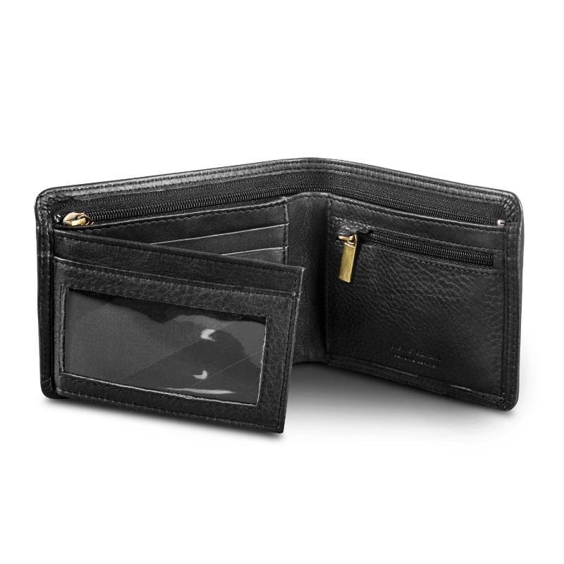 Leather Wallet - Pierre Cardin (Black)