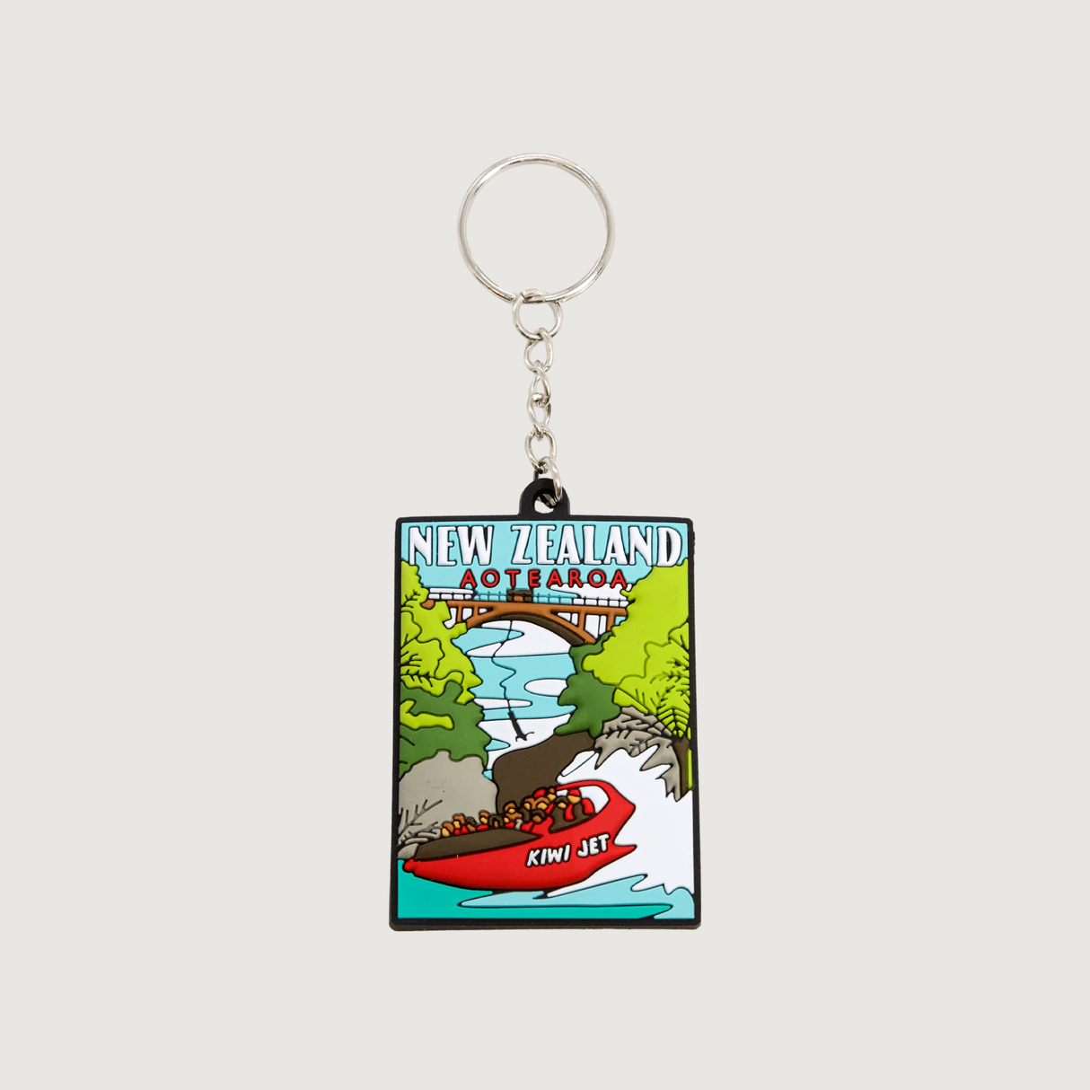 Moana Road - NZ Keyrings - Southern Jet Boat - Pack of 6