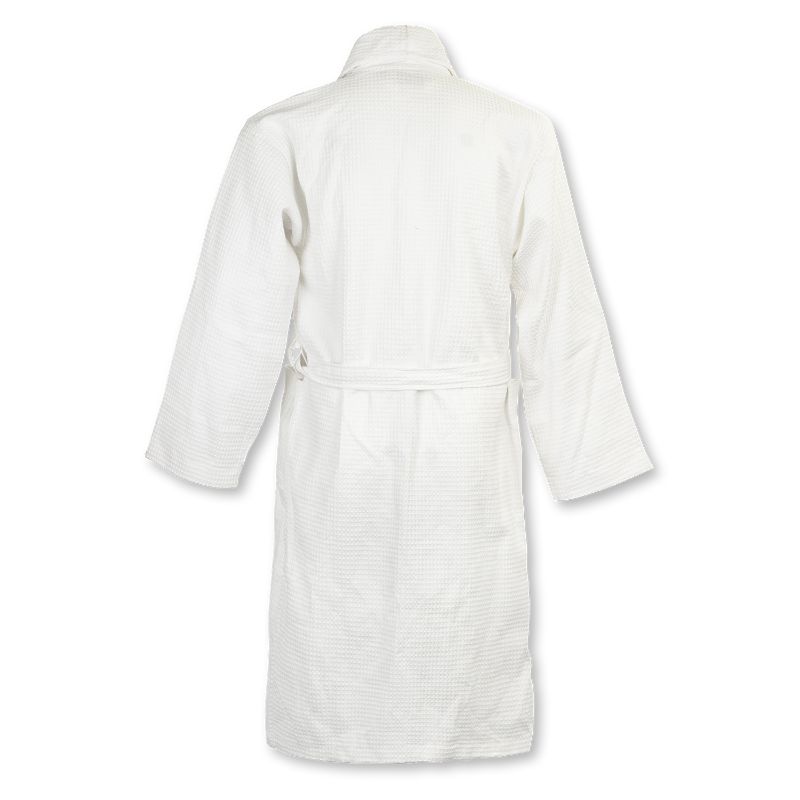 Waffle Bathrobe - Rochester White (Large)