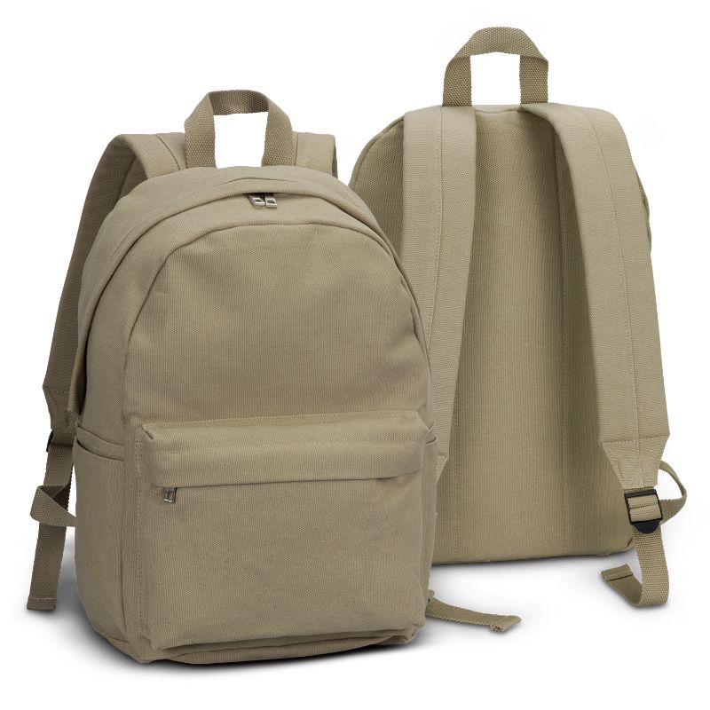 Canvas Backpack (Beige)