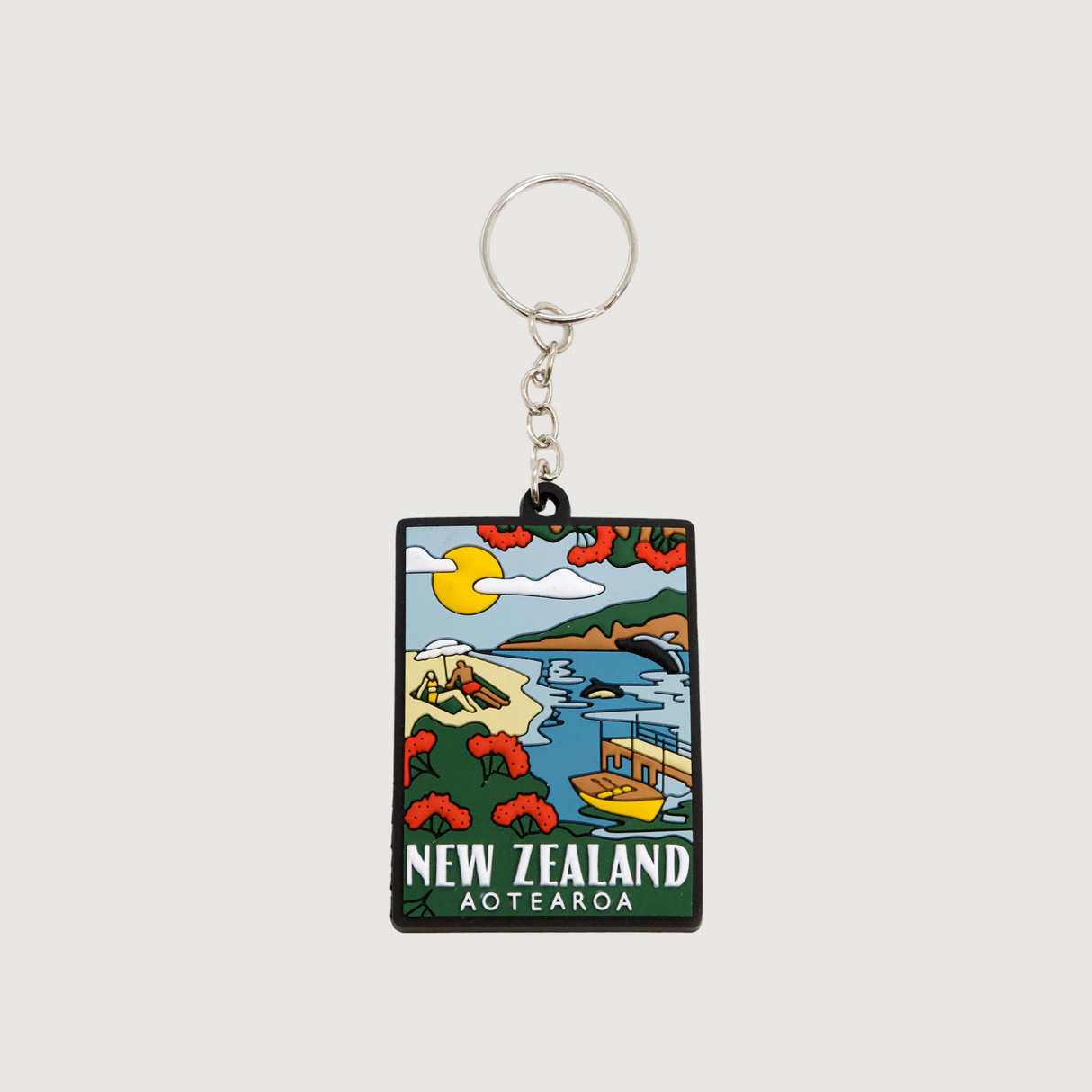 Moana Road - NZ Keyrings - Northern Beach - Pack of 6