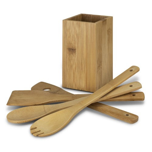 Kitchen Utensils - Bamboo (Natural)