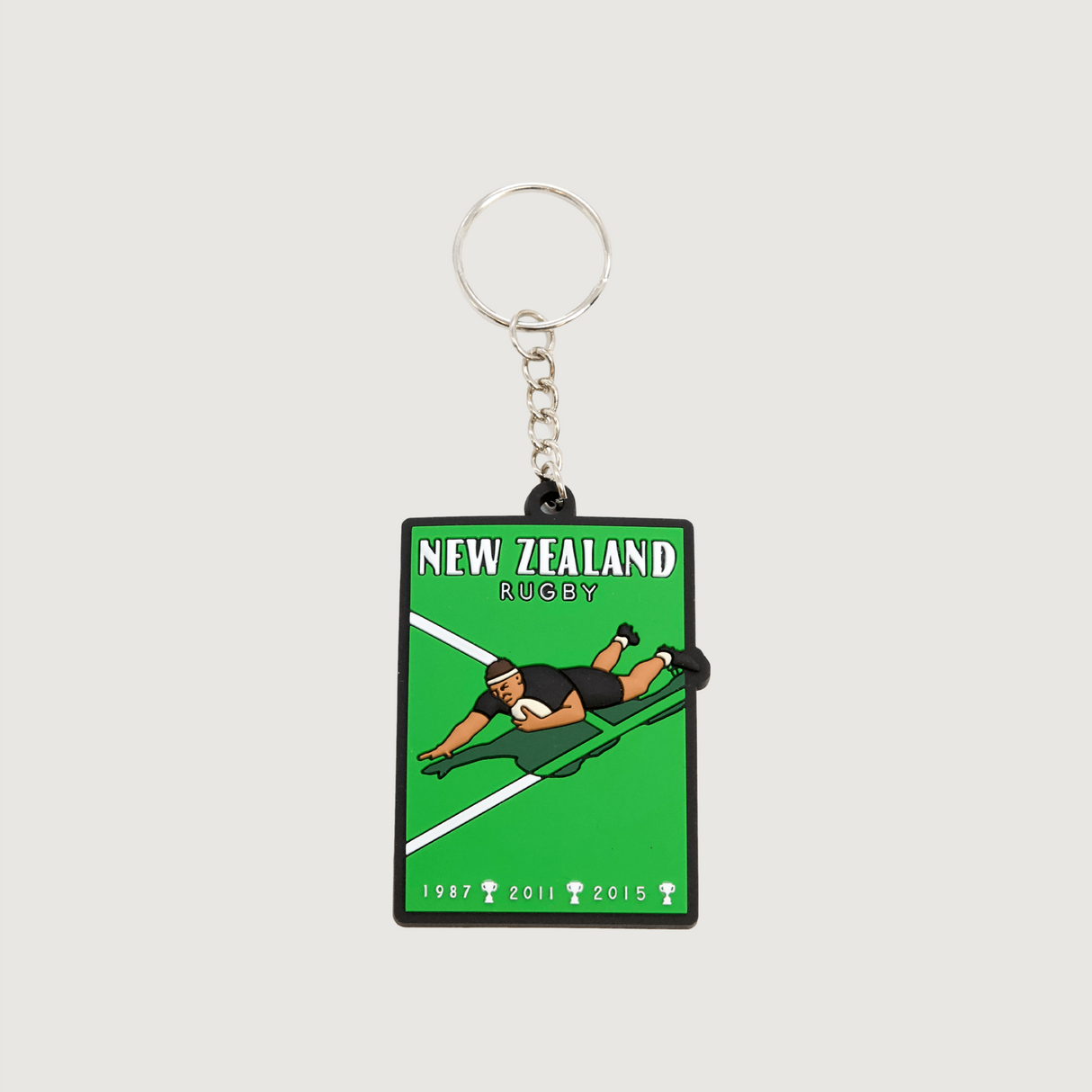 Moana Road - NZ Keyrings - Rugby - Pack of 6