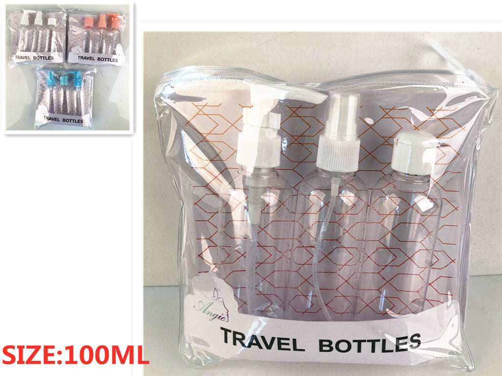 Travelling Bottles 100ml (4 Packs)