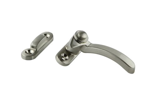Right Hand Split Rail Fastener with Packer - Satin Nickel Plated