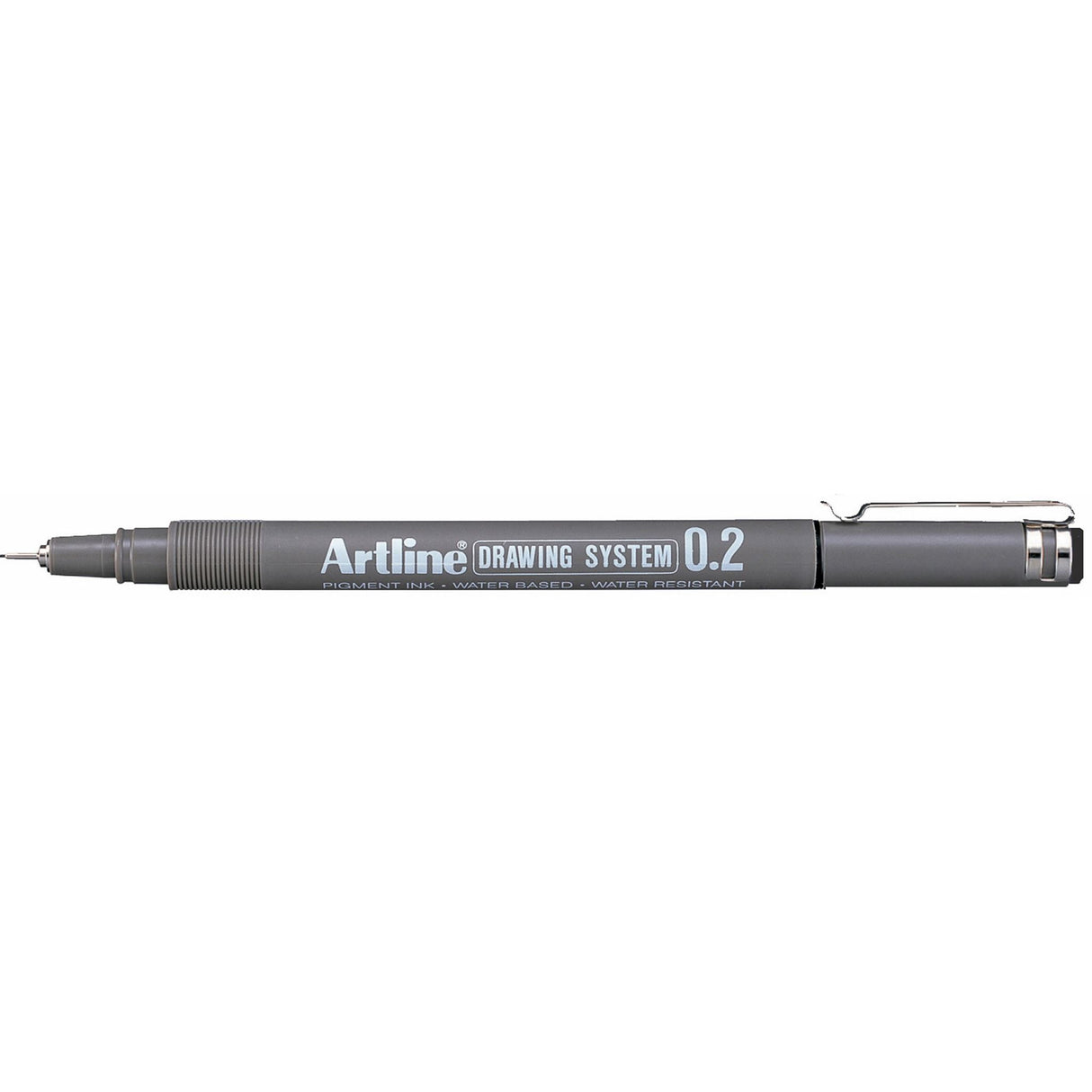 Pack of 12 Artline 232 0.2mm black drawing pens, features precision nibs and water-resistant, fadeproof ink.