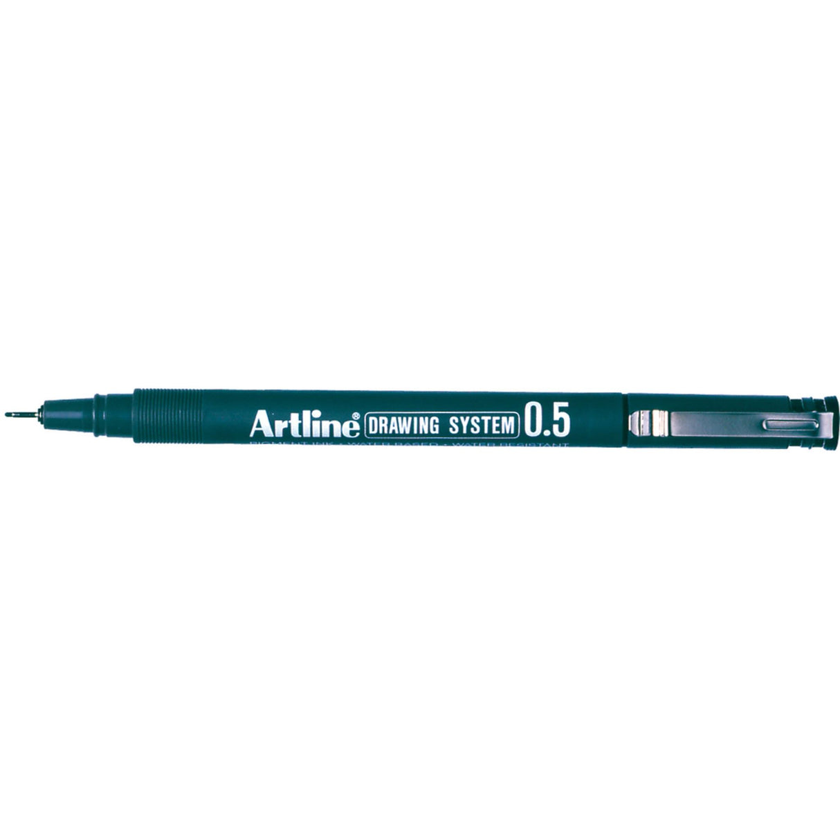 Pack of 12 Artline 235 Drawing System Pens, 0.5mm black, ideal for precise drawing and graphic design with fade-proof ink.