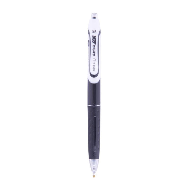 U-Knock Xq 0.5 Black Pen with acid-free ink for precise writing and detailed illustrations.