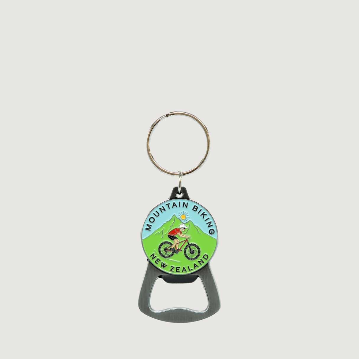 Moana Road - Bottle Opener Keyring - Mountain Biking - Pack of 6