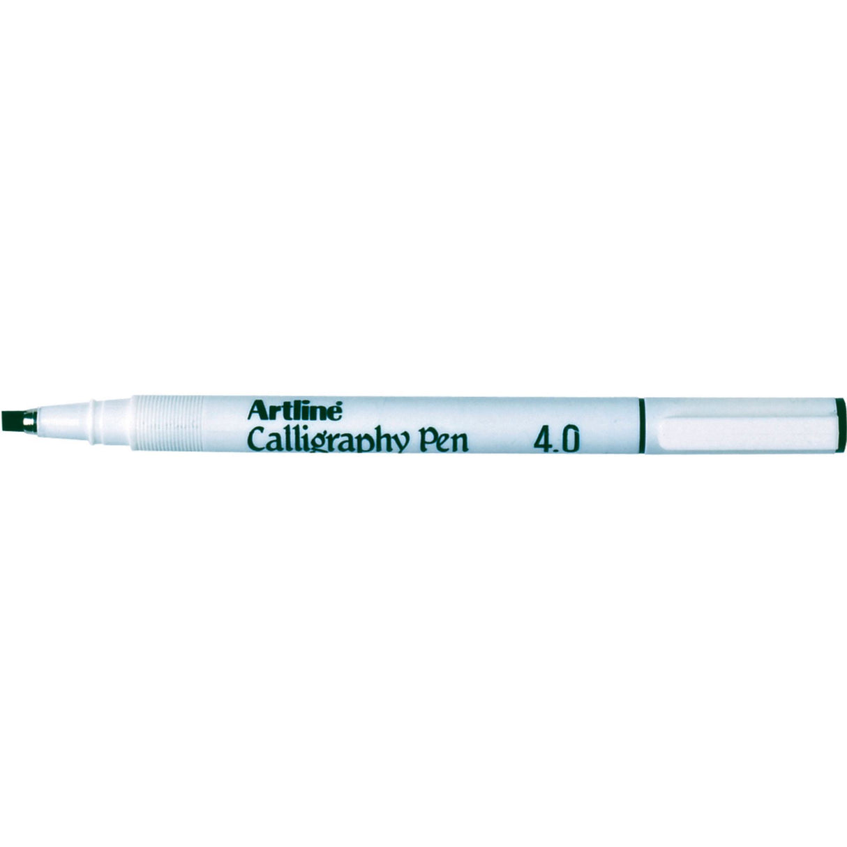 Set of 12 Artline 244 Calligraphy Pens with 4mm nib, featuring water-resistant black ink for elegant lettering and illustrations.