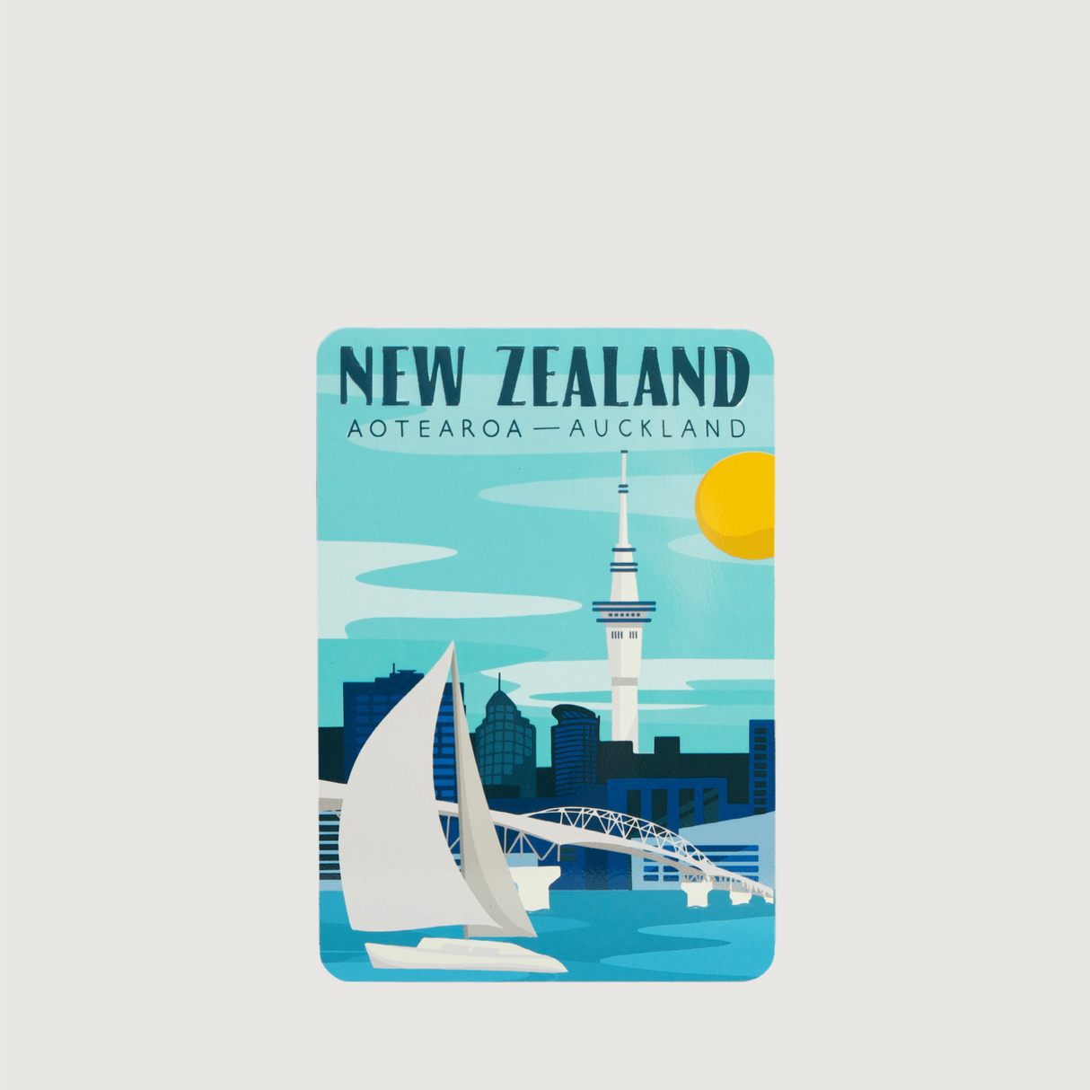 Moana Road - NZ Metal Postcards - Auckland - Pack of 6