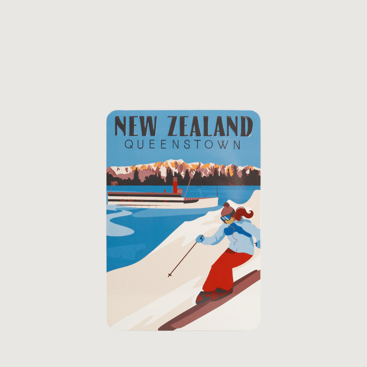 Moana Road - NZ Metal Postcards - Queenstown - Pack of 6