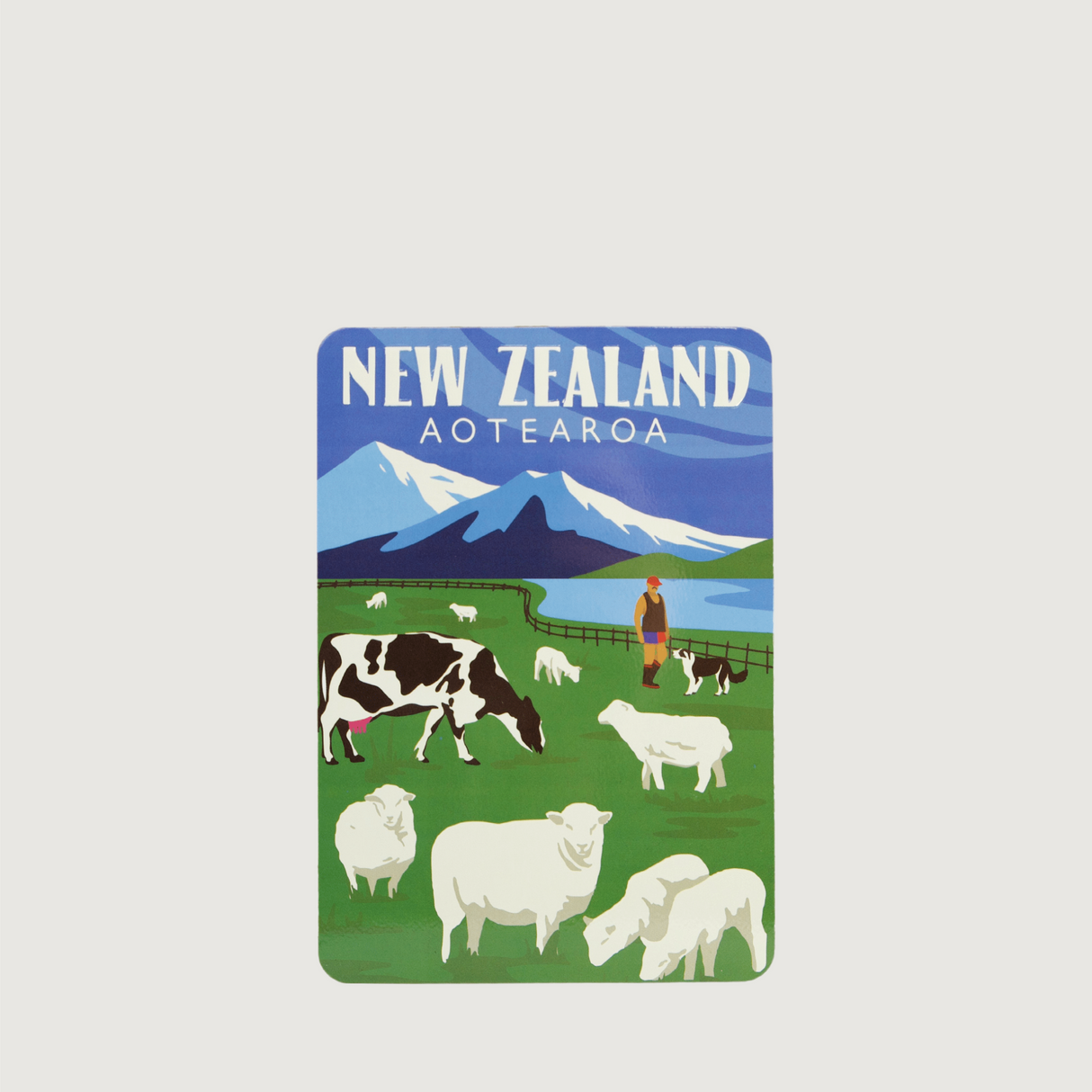 Moana Road - NZ Metal Postcards - NZ Farming - Pack of 6