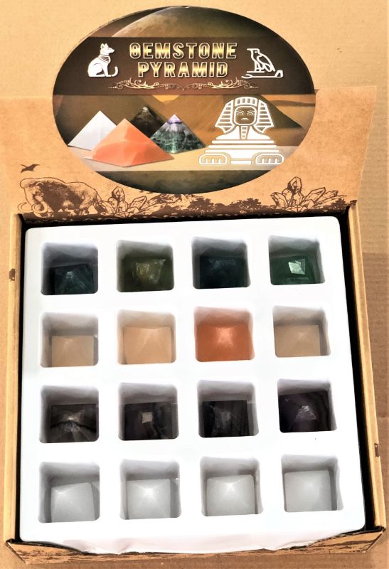 Gemstones - Pyramids (30 Assorted)