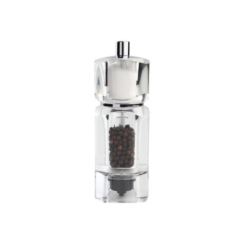 Cubic Combi Salt and Pepper Set - 145mm (Clear)