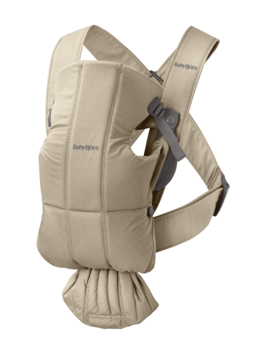 Baby Carrier - BABY BJORN Mini Woven (Beige)