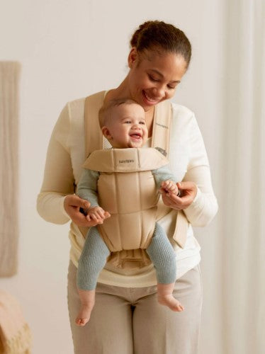 Baby Carrier - BABY BJORN Mini Woven (Beige)