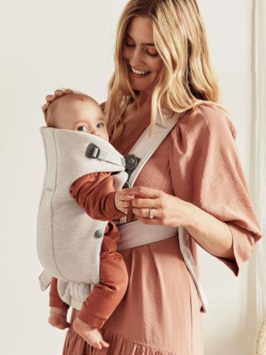 Baby Carrier - BABY BJORN MINI 3D Jersey (Light Beige)