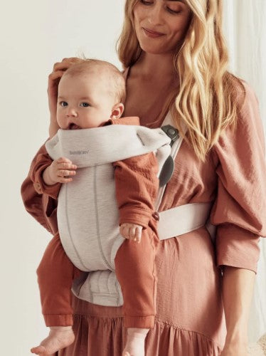 Baby Carrier - BABY BJORN MINI 3D Jersey (Light Beige)