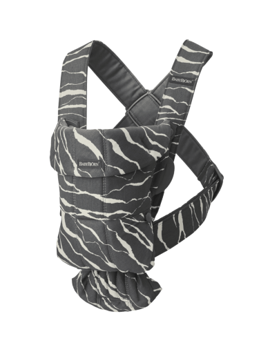 Baby Carrier - BABY BJORN MINI Cotton (Anthracite/Landscape)