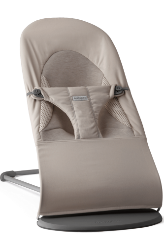 BABY BJORN BOUNCER SOFT WOVEN/JERSEY SAND GREY