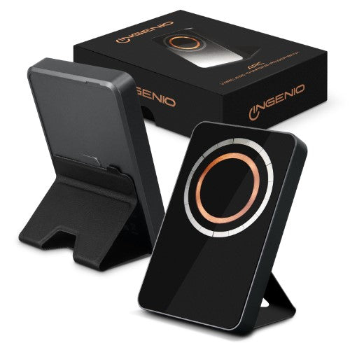 Wireless Charging Power Bank - INGENIO Arc (Gunmetal/Black)