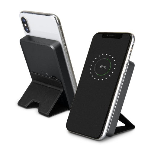 Wireless Charging Power Bank - INGENIO Arc (Gunmetal/Black)