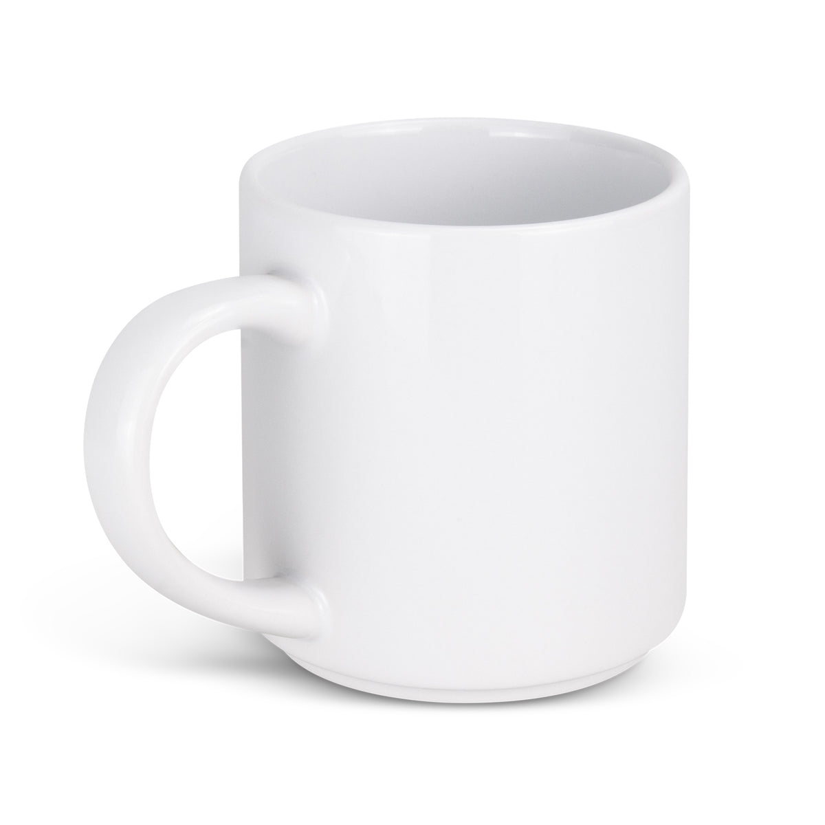 Stackable Ceramic Coffee Mug 375ml Neva White - Pack of 24