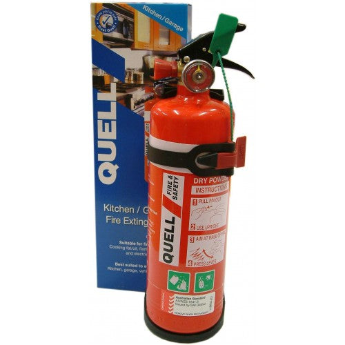 Fire Extinguisher Quell 1kg Powder  Kitchen/Garage