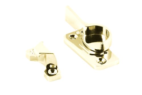 Crescent Sash Fastener - Sliding window - Brass Plated