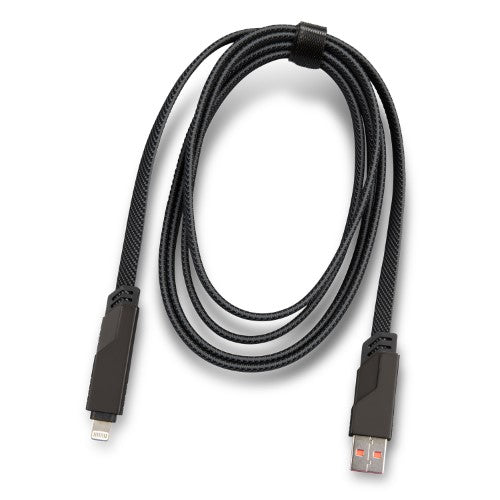 Universal Charging and Data Cable - INGENIO Quantum (Metallic Titanium)