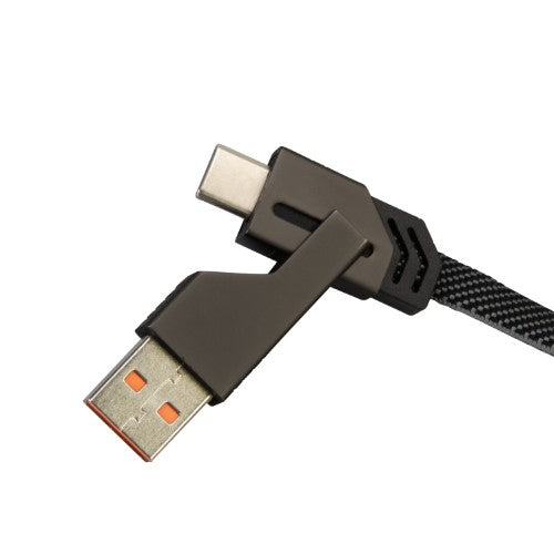 Universal Charging and Data Cable - INGENIO Quantum (Metallic Titanium)