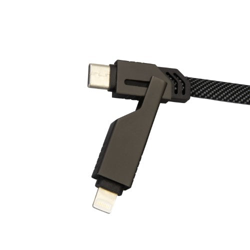 Universal Charging and Data Cable - INGENIO Quantum (Metallic Titanium)