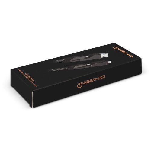 Universal Charging and Data Cable - INGENIO Quantum (Metallic Titanium)