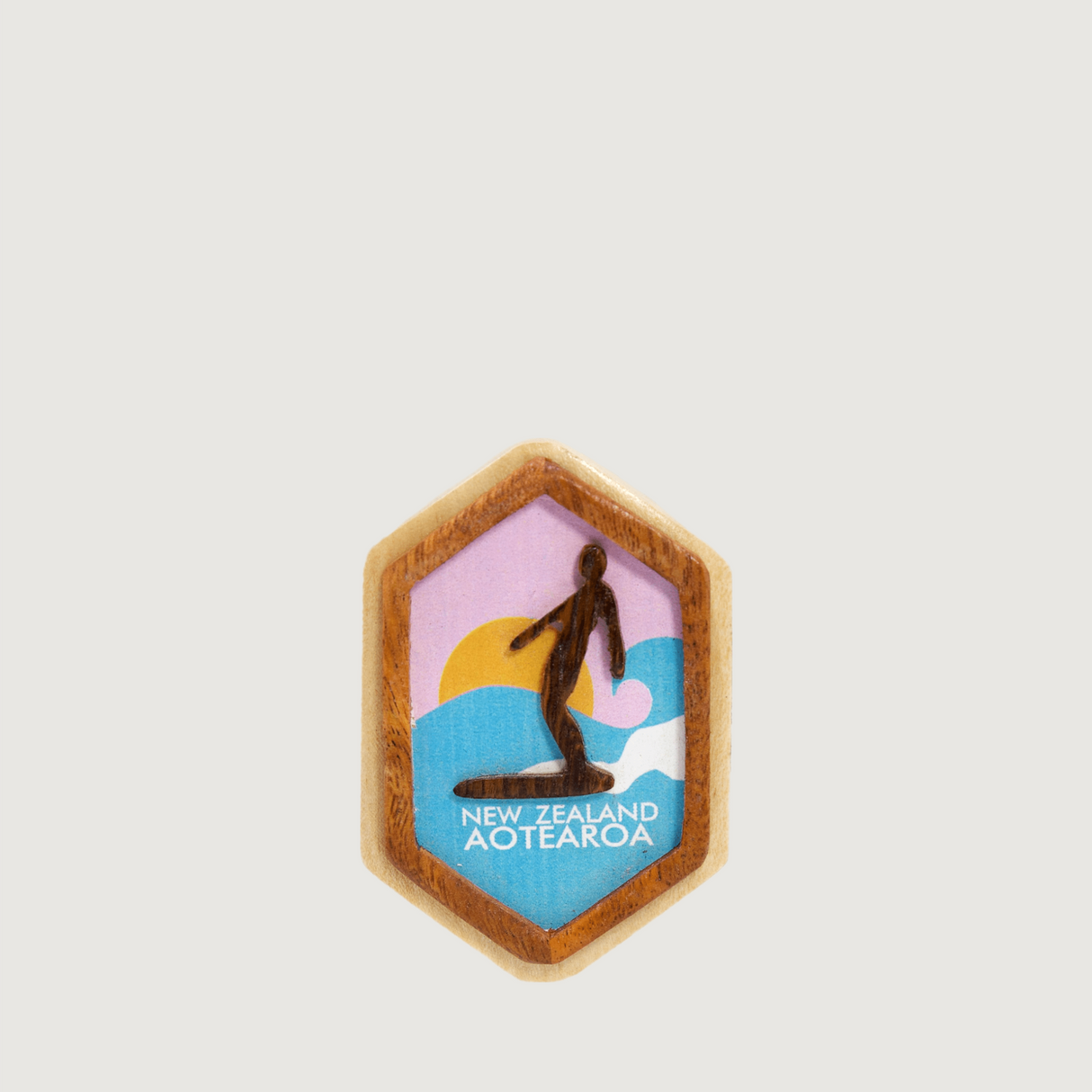 Moana Road - Wooden Magnets - Surfer - Pack of 6