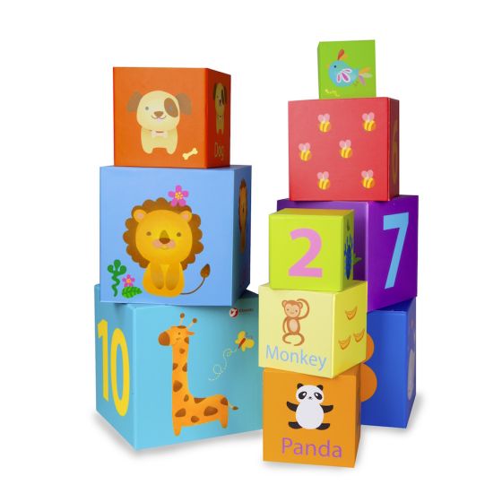 Stacking Cubes - Animals - Classic World
