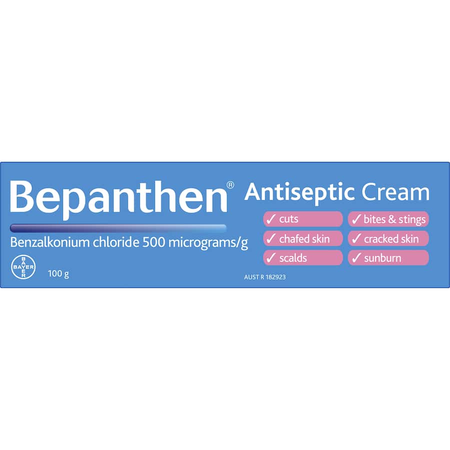 Bepanthen Antiseptic Soothing Cream Tube 100g